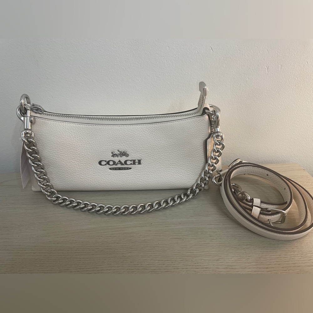 Charlotte shoulder Bag in CHALK NWT